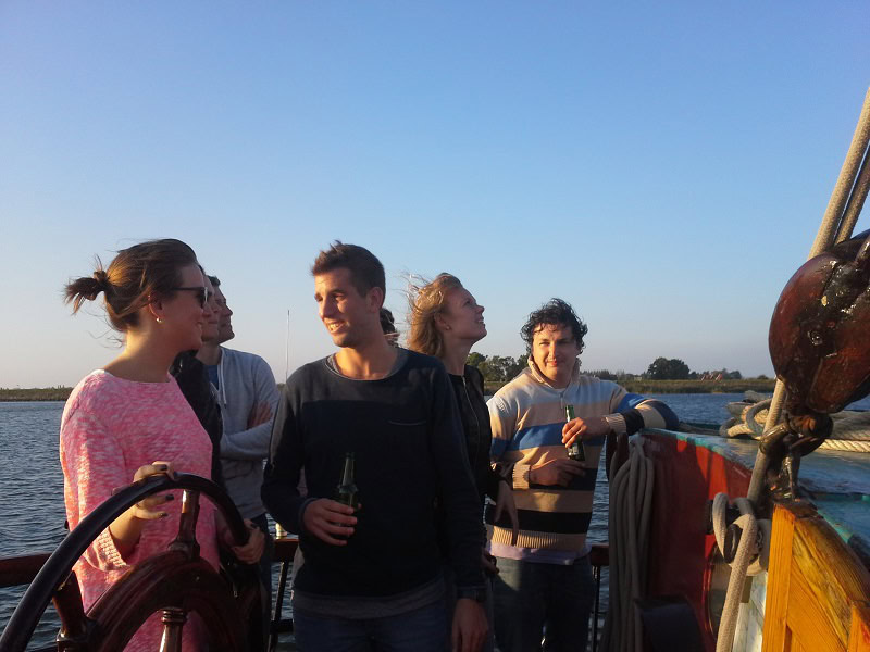 Bachelor party sailing IJsselmeer